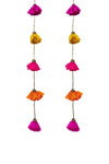 Multi Marigold Hanging Latkan - set of 2